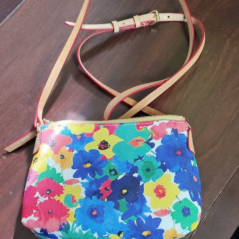 Dooney & Bourke Colorful Floral Crossbody Bag - Picture 2 of 8